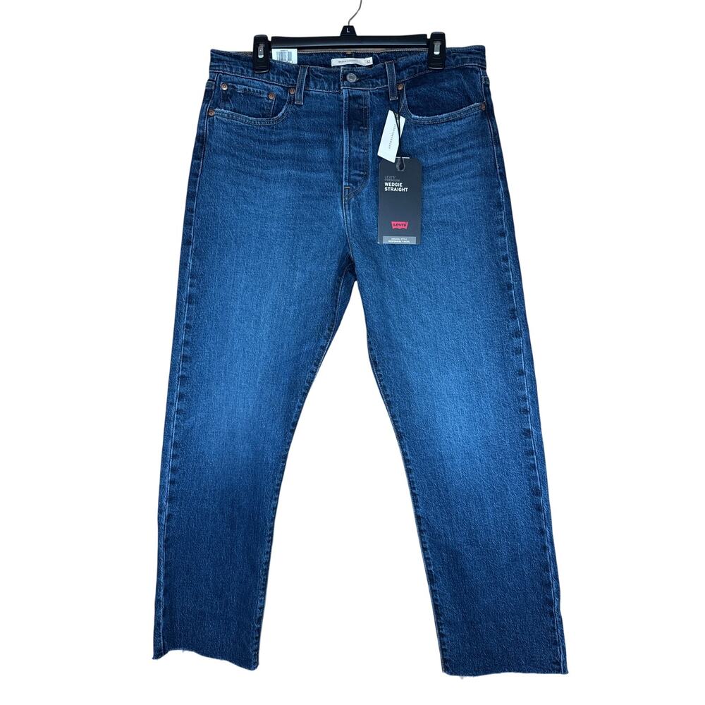 Levi’s x Anthropologie Wedgie Straight High Rise Jeans NWT Size 32 Streetwear
